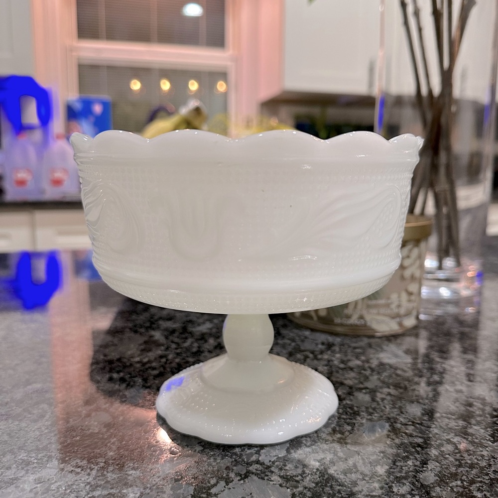 Vintage Milk Glass EO Brody